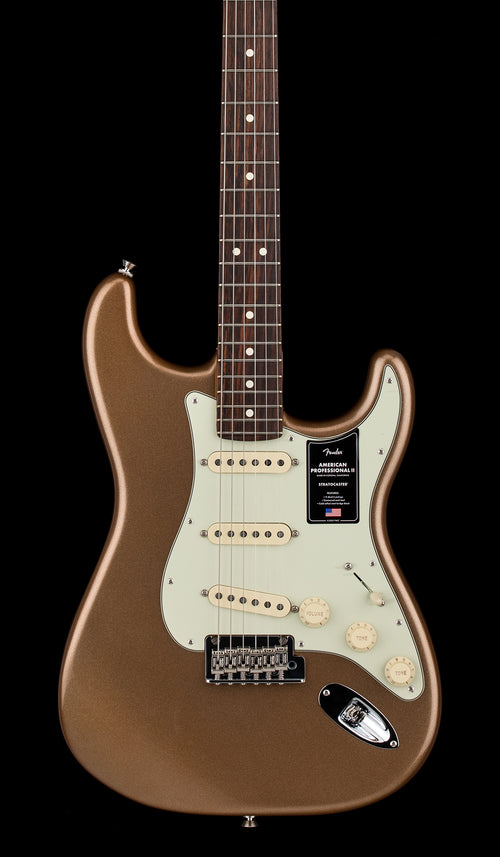 Fender Empire Music Exclusive Limited Edition American Professional II Stratocaster - Firemist Gold Metallic #35002