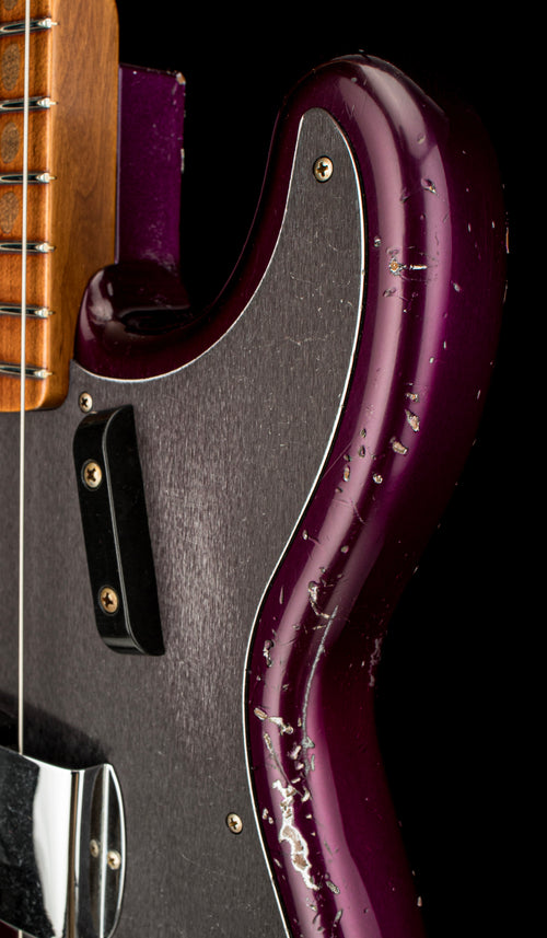 Fender Custom Shop Empire 58 Precision Bass Heavy Relic - Faded Aged Midnight Purple #78916