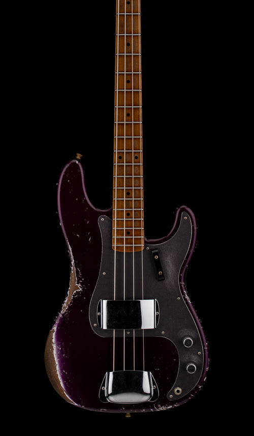 Fender Custom Shop Empire 58 Precision Bass Heavy Relic - Faded Aged Midnight Purple #78916