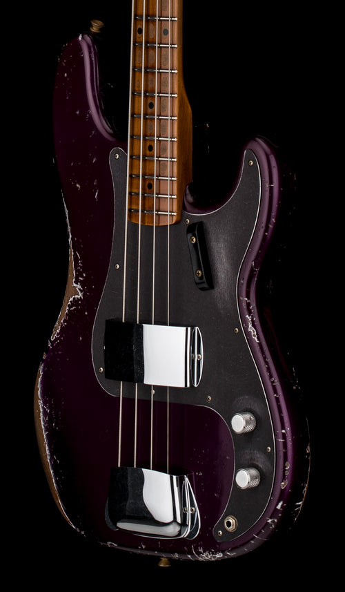 Fender Custom Shop Empire 58 Precision Bass Heavy Relic - Faded Aged Midnight Purple #78916