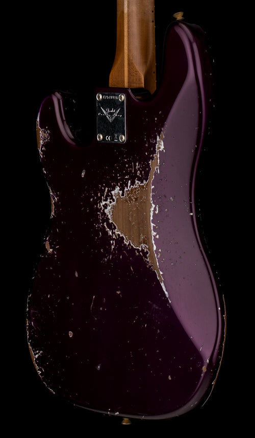 Fender Custom Shop Empire 58 Precision Bass Heavy Relic - Faded Aged Midnight Purple #78916