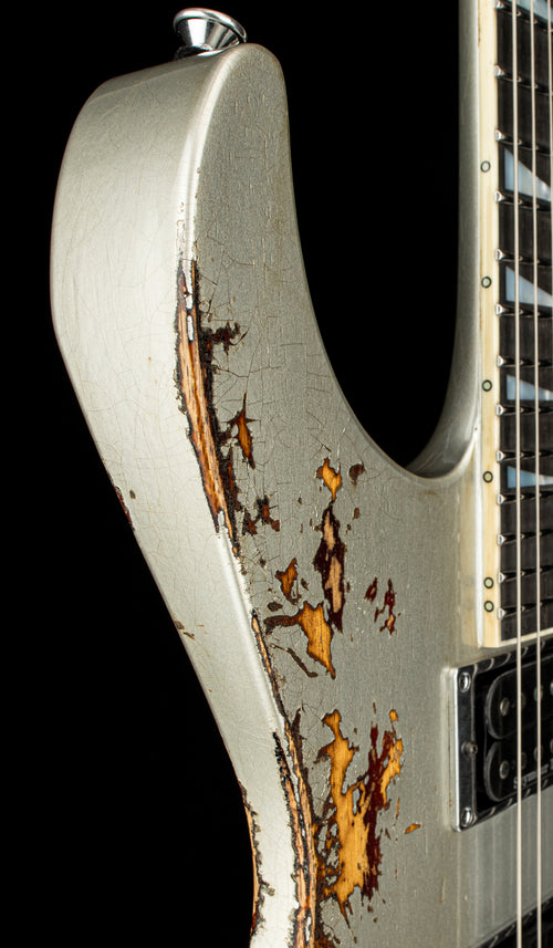 Jackson Custom Shop Korina SL2H FR Heavy Relic - Inca Silver over 3-Tone Sunburst #11624 (Empire Music Spec)