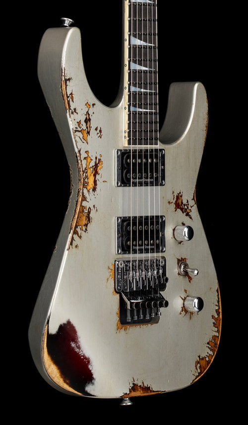 Jackson Custom Shop Korina SL2H FR Heavy Relic - Inca Silver over 3-Tone Sunburst #11624 (Empire Music Spec)