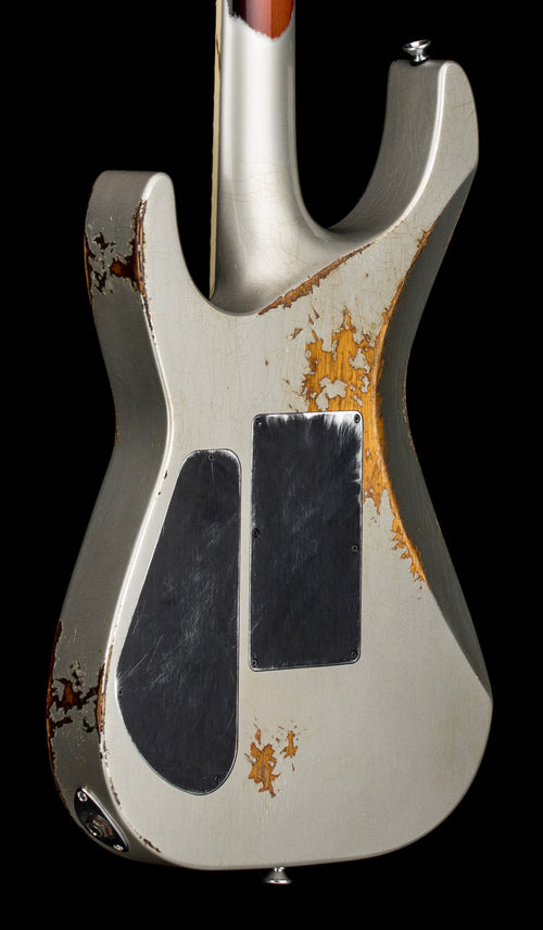 Jackson Custom Shop Korina SL2H FR Heavy Relic - Inca Silver over 3-Tone Sunburst #11624 (Empire Music Spec)