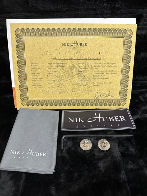 Nik Huber Guitars Adam Miller Signature - Natural #65329 (Open Box)