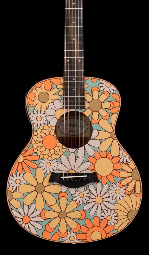 Taylor GS Mini-e Special Edition - Floral Blue #46142