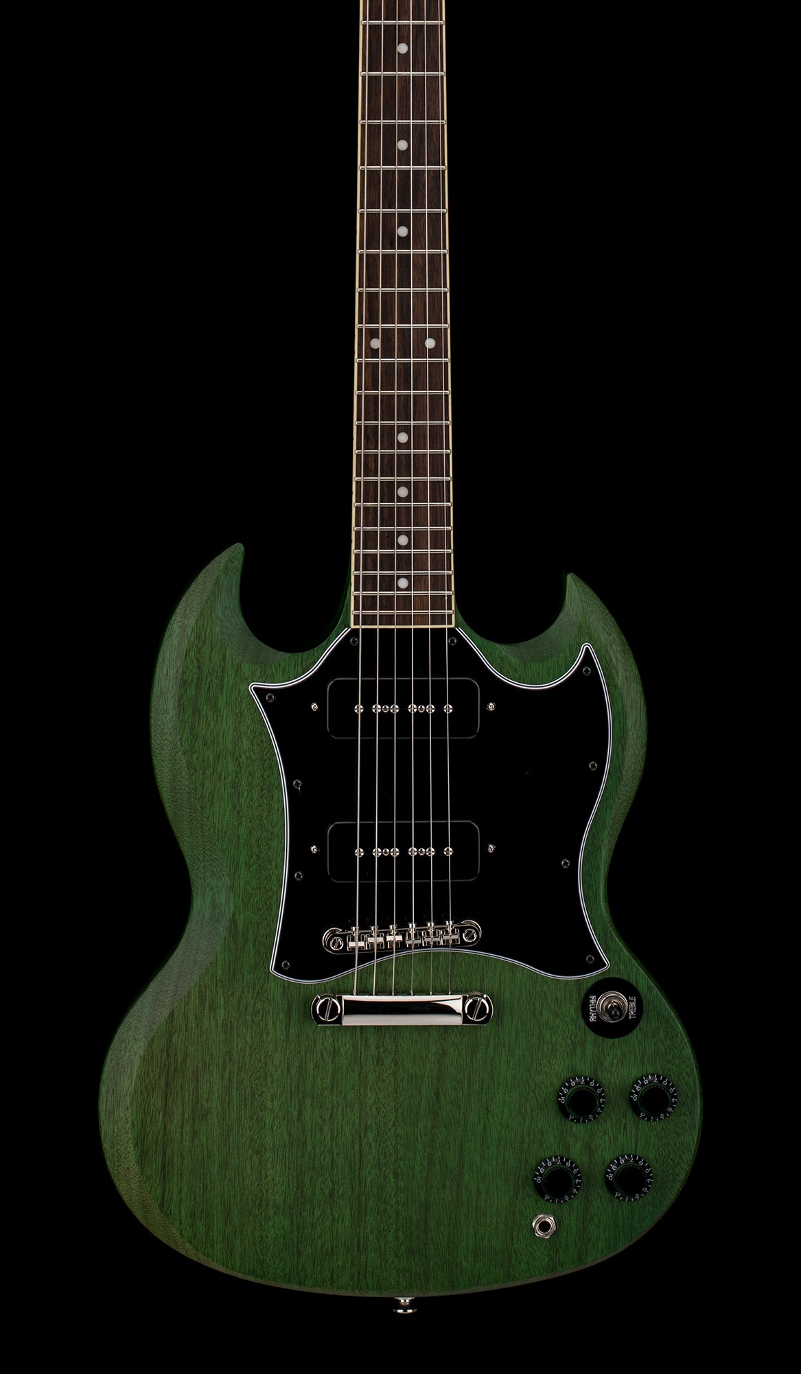 Used Epiphone SG Classic P-90s (2024) - Worn Iverness Green #30706