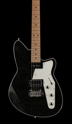 Used Reverend Wildwood-Exclusive Double Agent W (2023) - Black Sparkle #59317 with Original Hard Case