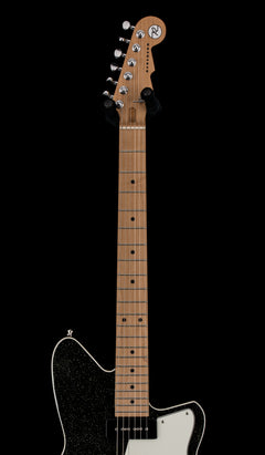Used Reverend Wildwood-Exclusive Double Agent W (2023) - Black Sparkle #59317 with Original Hard Case