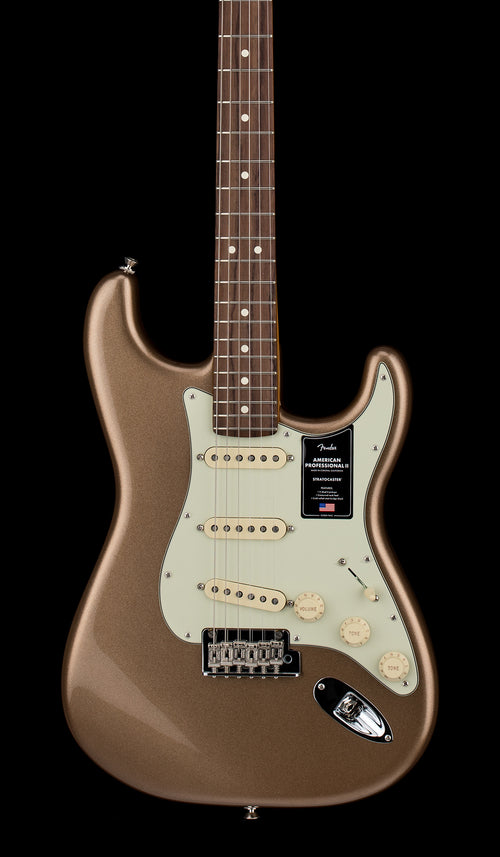 Fender Empire Music Exclusive Limited Edition American Professional II Stratocaster - Firemist Gold Metallic #25599