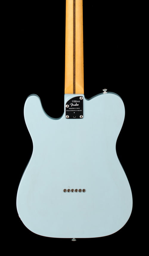 Fender Limited Edition American Professional II Telecaster Thinline - Transparent Daphne Blue #18616