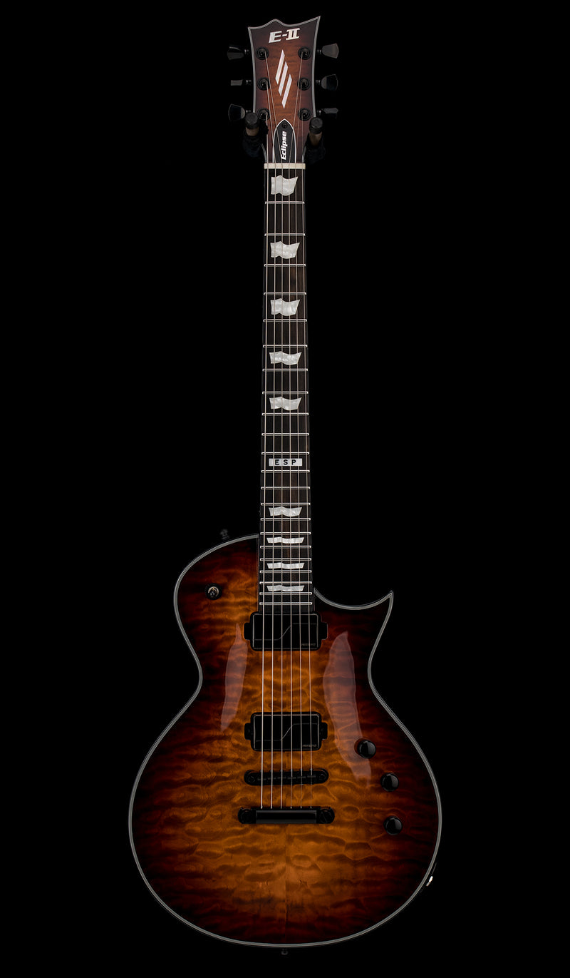 ESP E-II Eclipse - Tiger Eye Sunburst #ES7066253 (Factory Demonstration Model)