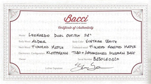 Bacci Leonardo Officina Capsule - Vintage White #60120