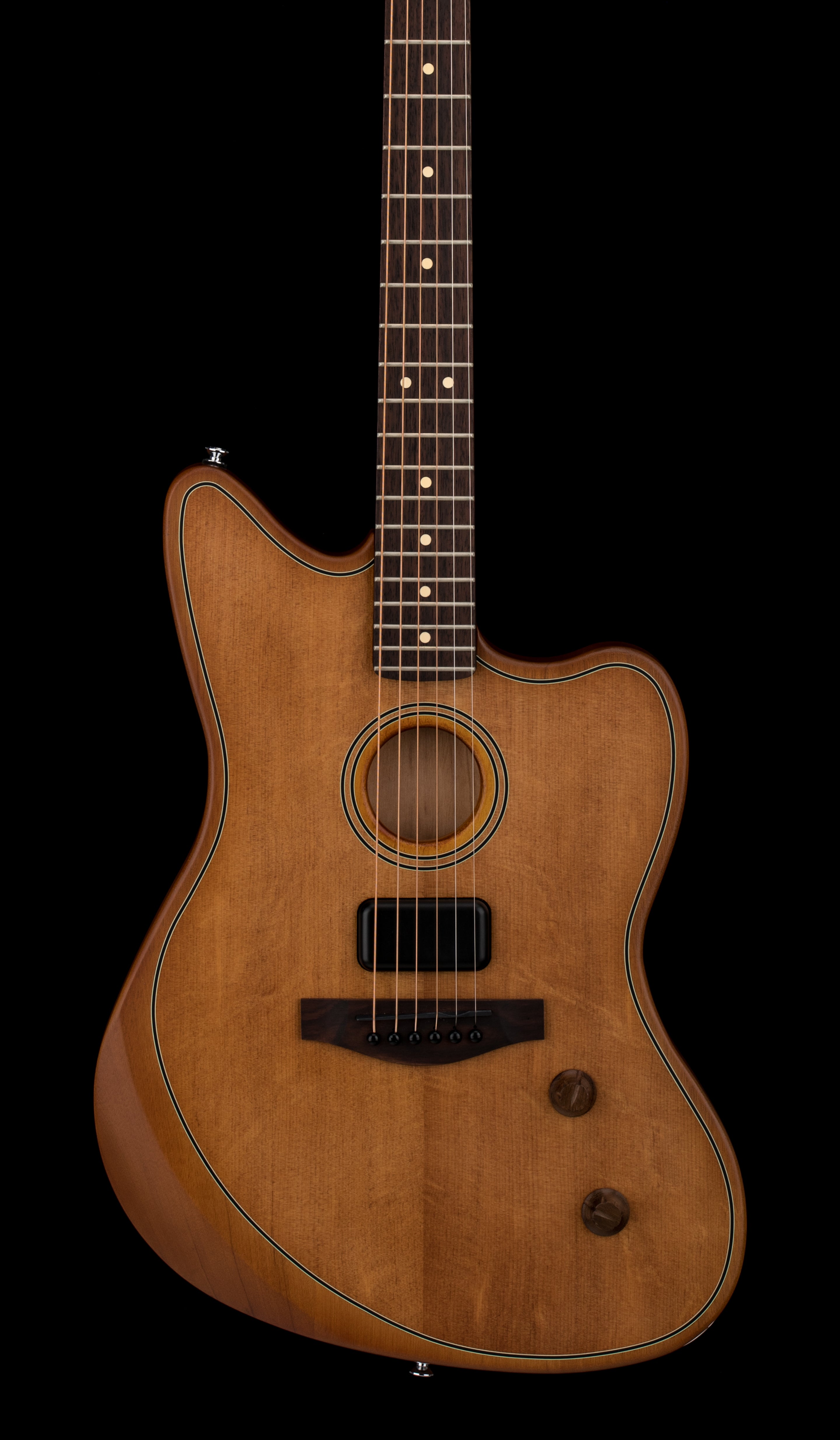 Fender Acoustasonic Standard Jazzmaster - Aged Natural #07745