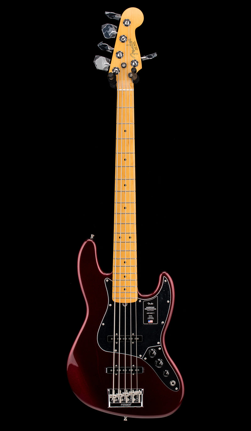 Fender American Professional Jazz Bass V - Oxblood #30408