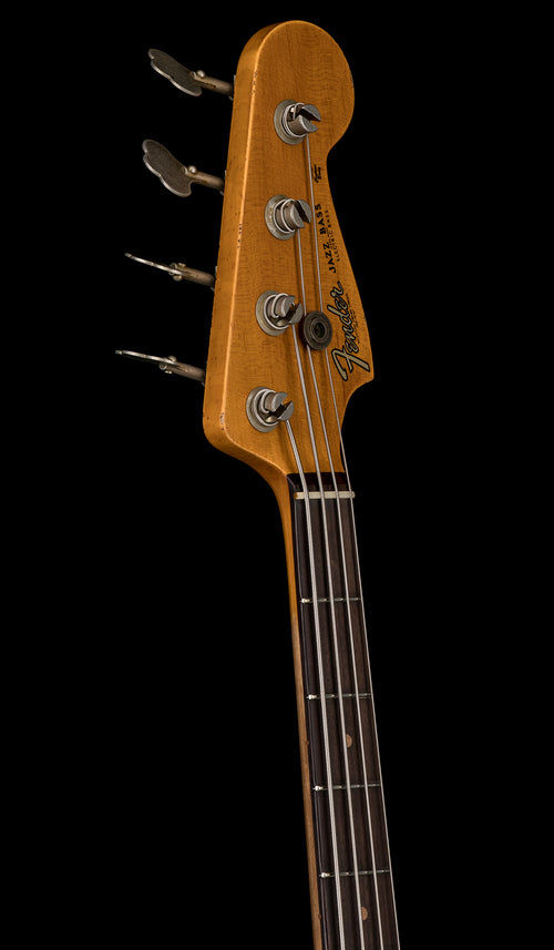 Fender Custom Shop 1961 Jazz Bass Heavy Relic - Bleached 3-Tone Sunburst #88214
