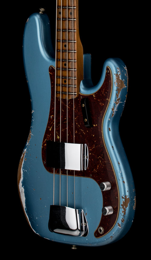 Fender Custom Shop Empire 58 Precision Bass Heavy Relic - Faded Aged Lake Placid Blue #91170