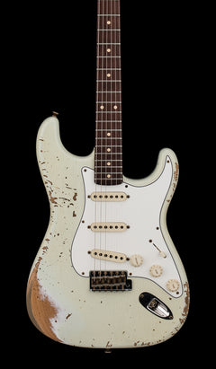 Fender Custom Shop Empire 59 Transition Stratocaster Heavy Relic - Faded Aged Tomatillo Green #19663