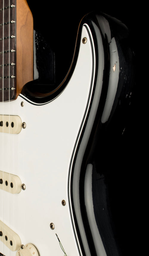 Fender Custom Shop Empire '59 Transition Stratocaster Journeyman Relic - Aged Ebony Transparent #20353