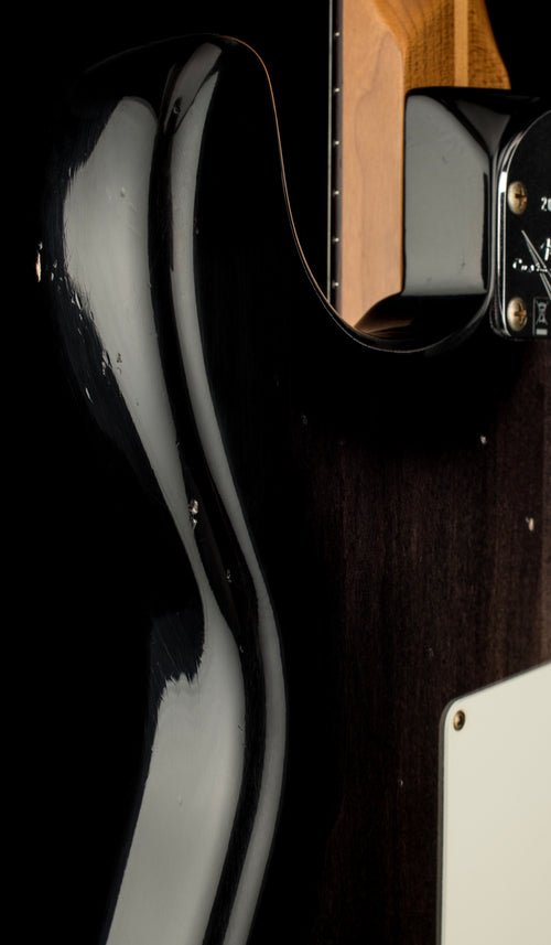 Fender Custom Shop Empire '59 Transition Stratocaster Journeyman Relic - Aged Ebony Transparent #20353