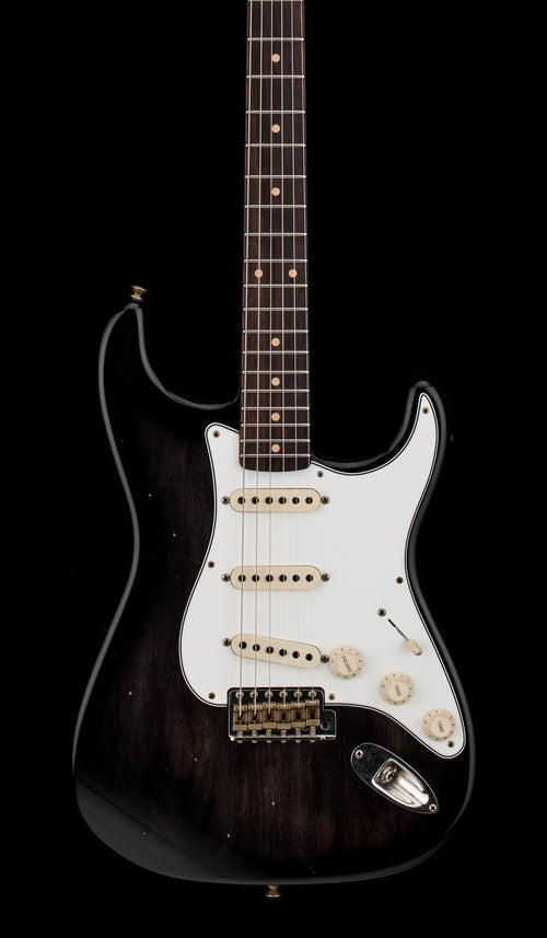 Fender Custom Shop Empire '59 Transition Stratocaster Journeyman Relic - Aged Ebony Transparent #20353