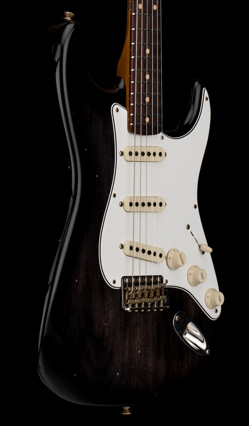 Fender Custom Shop Empire '59 Transition Stratocaster Journeyman Relic - Aged Ebony Transparent #20353