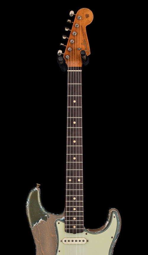 Fender Custom Shop Masterbuilt Dale Wilson 1961 Stratocaster Heavy Relic - Dark Lake Placid Blue over Lake Placid Blue #91709