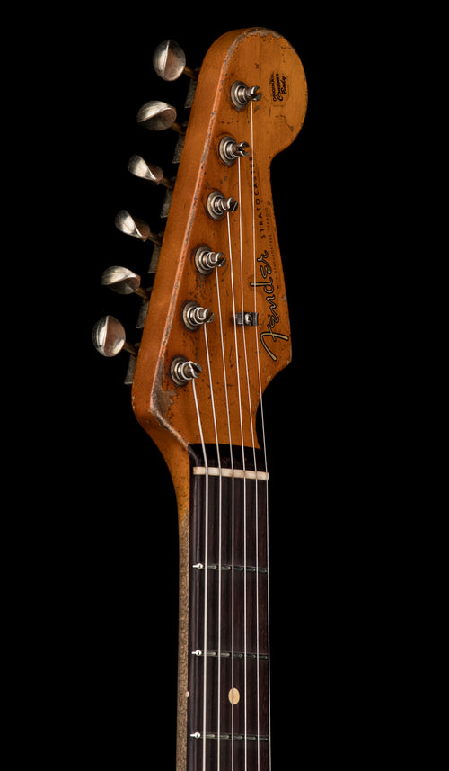 Fender Custom Shop Masterbuilt Dale Wilson 1961 Stratocaster Heavy Relic - Dark Lake Placid Blue over Lake Placid Blue #91709