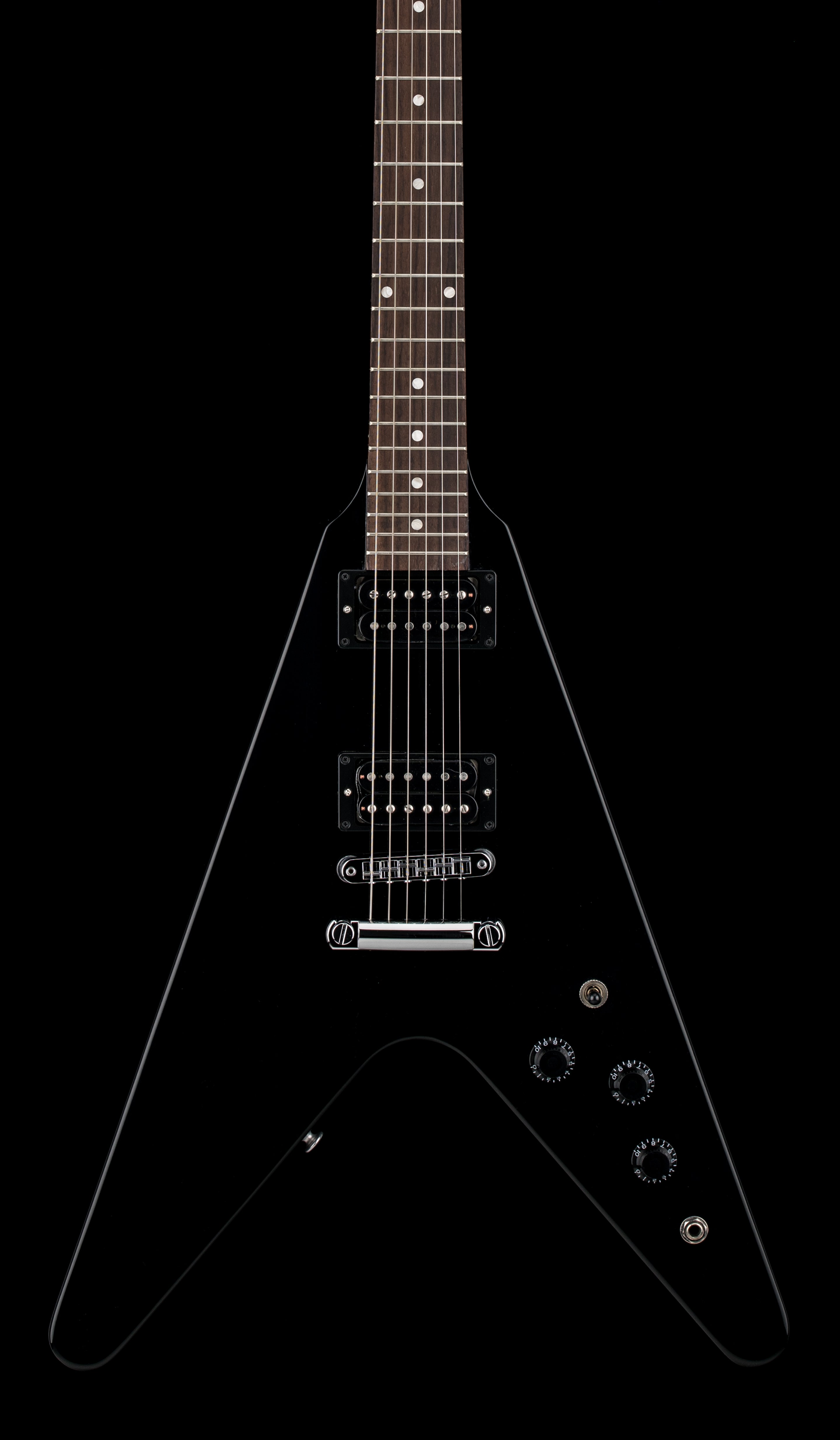 Gibson 80s Flying V - Ebony – Empire Music