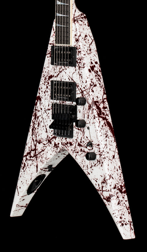 Jackson Custom Shop Korina KV 2H FR - Blood Splatter #11615 (Empire Music Spec)