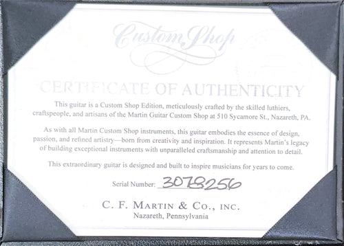 Martin Custom Shop 000-28 Style Pale Moon Ebony #78256 (Empire Music Spec)