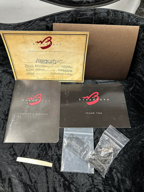 Used Breedlove Custom Shop Focus Revival D-SME (2011) #14413 with Original Hard Case