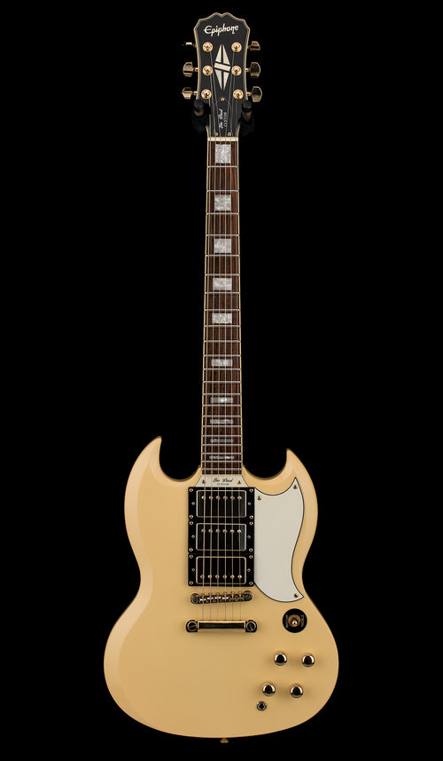 Used Epiphone G-400 Les Paul SG Custom (2007) - Antique Ivory #09480 with Original Hard Case