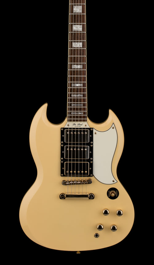 Used Epiphone G-400 Les Paul SG Custom (2007) - Antique Ivory #09480 with Original Hard Case