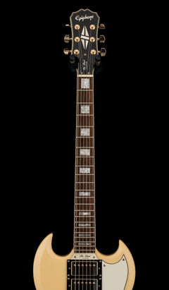 Used Epiphone G-400 Les Paul SG Custom (2007) - Antique Ivory #09480 with Original Hard Case