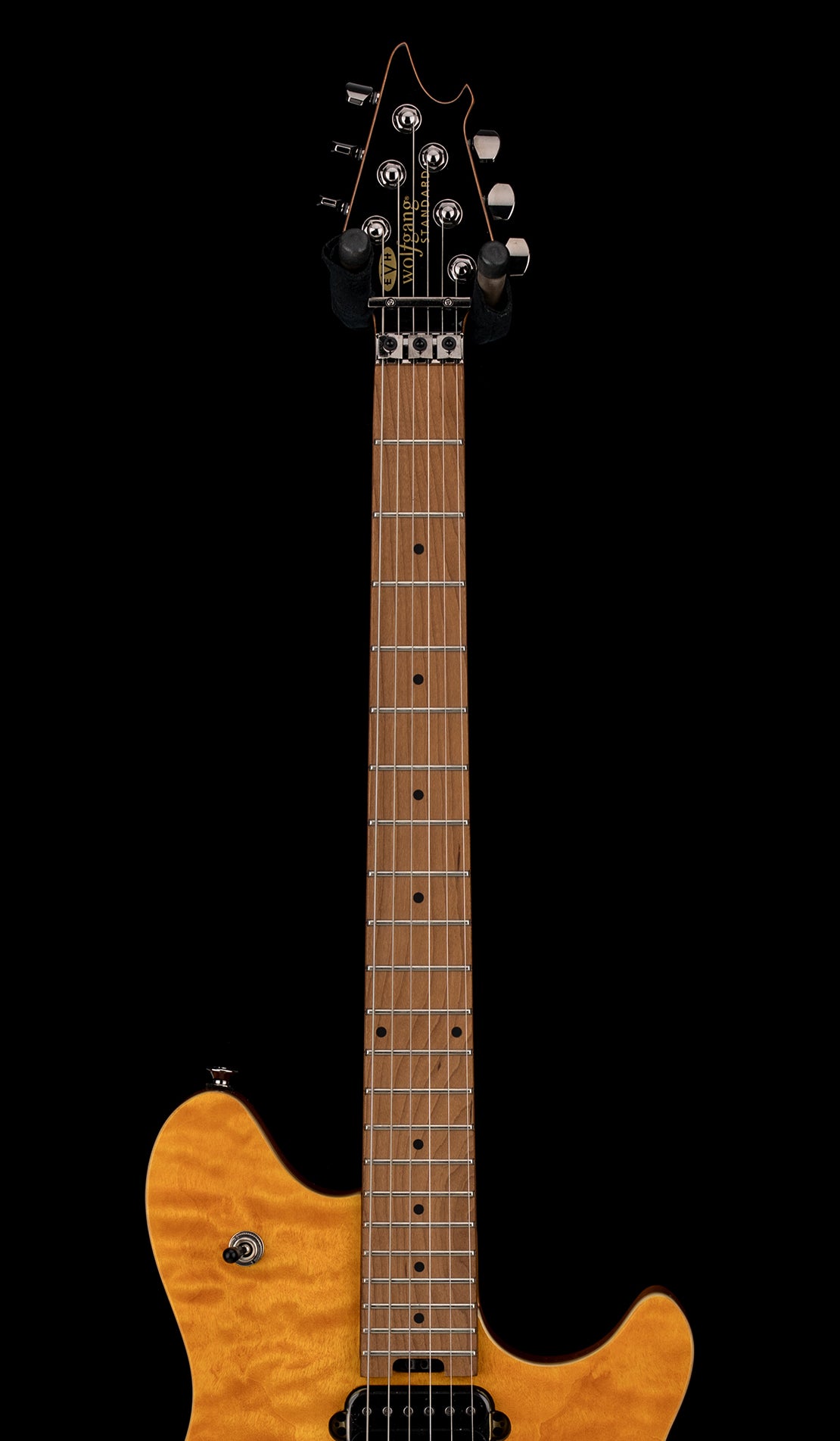 ギター EVH Wolfgang WG Standard QM Transparent EVH Wolfgang Standard QM - Transparent Amber #00720 – Empire Music