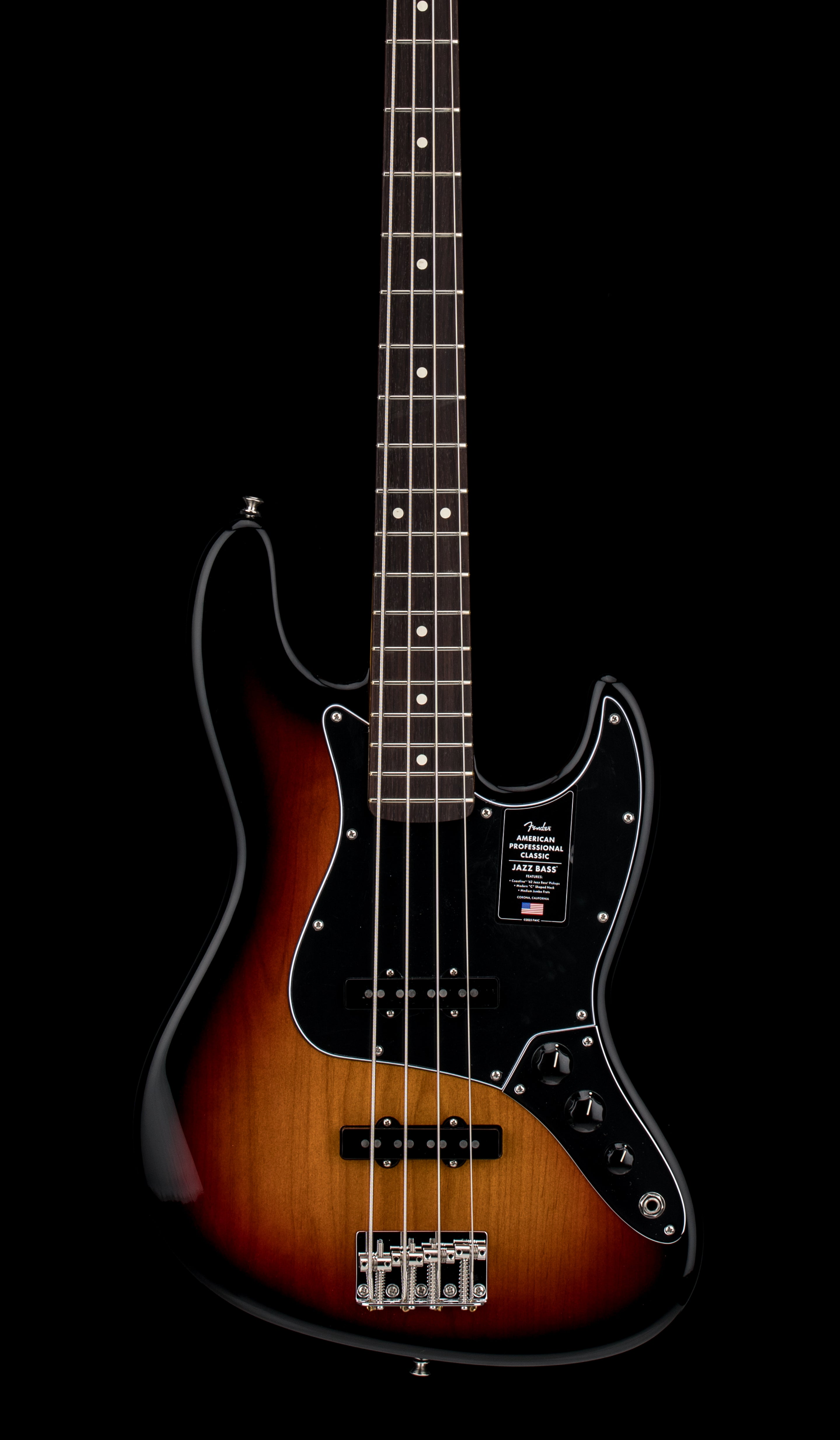 Fender American Professional Classic Jazz Bass - 3-Color Sunburst