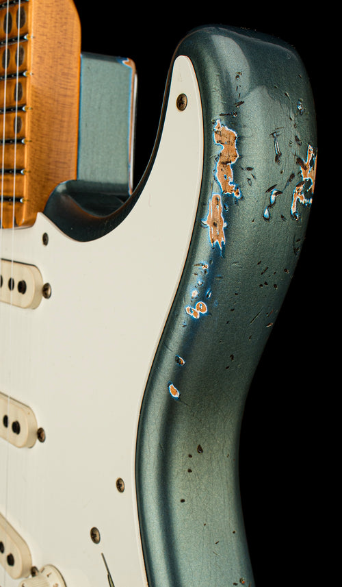 Fender Custom Shop 1956 Stratocaster HT Heavy Relic - Super Aged Lake Placid Blue #91396