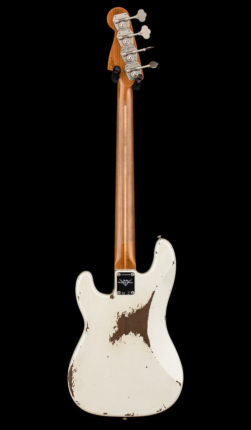 Fender Custom Shop Empire '58 Precision Bass Heavy Relic - Faded Aged Frost White #92066