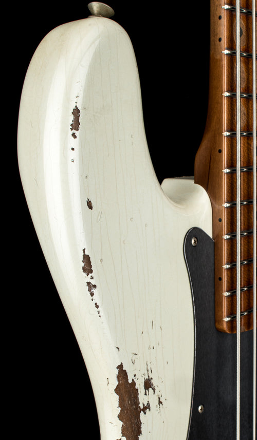 Fender Custom Shop Empire '58 Precision Bass Heavy Relic - Faded Aged Frost White #92066