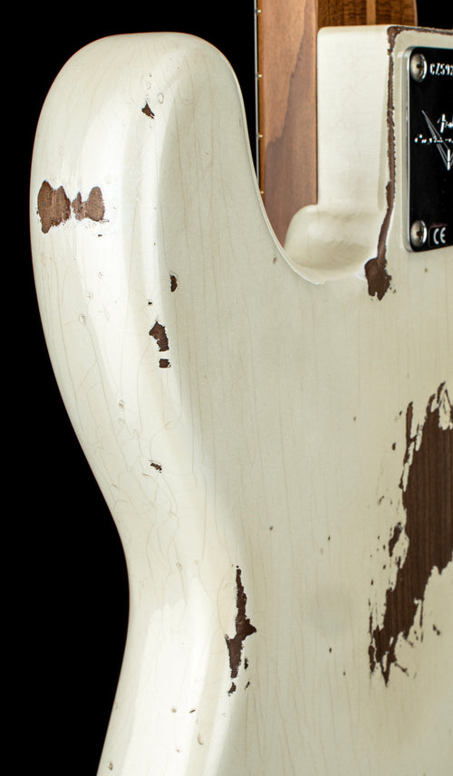 Fender Custom Shop Empire '58 Precision Bass Heavy Relic - Faded Aged Frost White #92066
