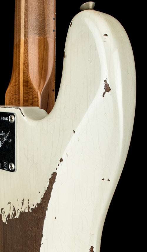 Fender Custom Shop Empire '58 Precision Bass Heavy Relic - Faded Aged Frost White #92066