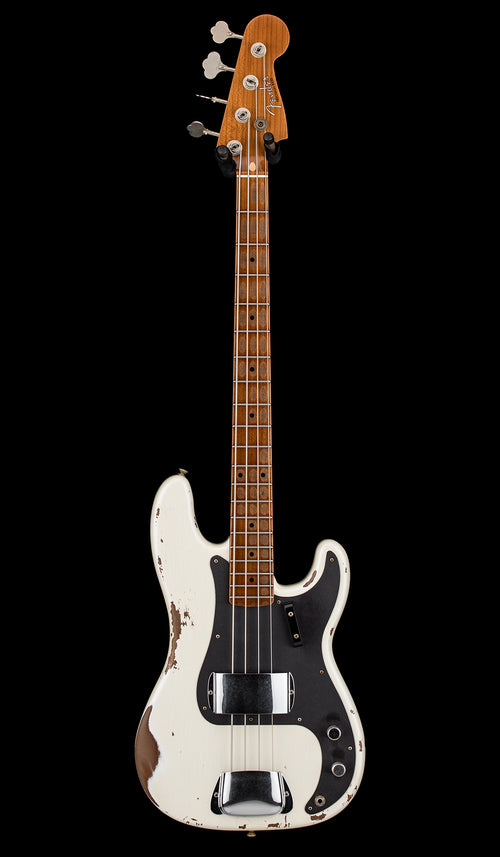 Fender Custom Shop Empire '58 Precision Bass Heavy Relic - Faded Aged Frost White #92066