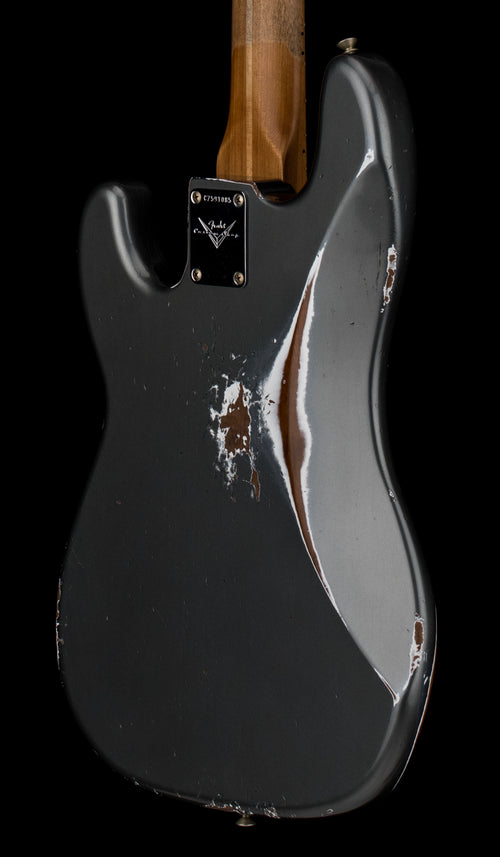 Fender Custom Shop Empire 58 Precision Bass Heavy Relic - Faded Aged Charcoal Frost Metallic #91085