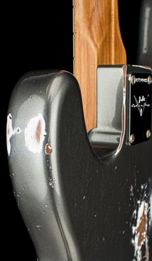 Fender Custom Shop Empire 58 Precision Bass Heavy Relic - Faded Aged Charcoal Frost Metallic #91085