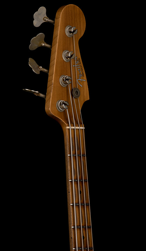Fender Custom Shop Empire 58 Precision Bass Heavy Relic - Faded Aged Charcoal Frost Metallic #91085