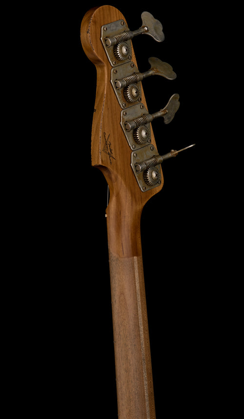 Fender Custom Shop Empire 58 Precision Bass Heavy Relic - Faded Aged Charcoal Frost Metallic #91085