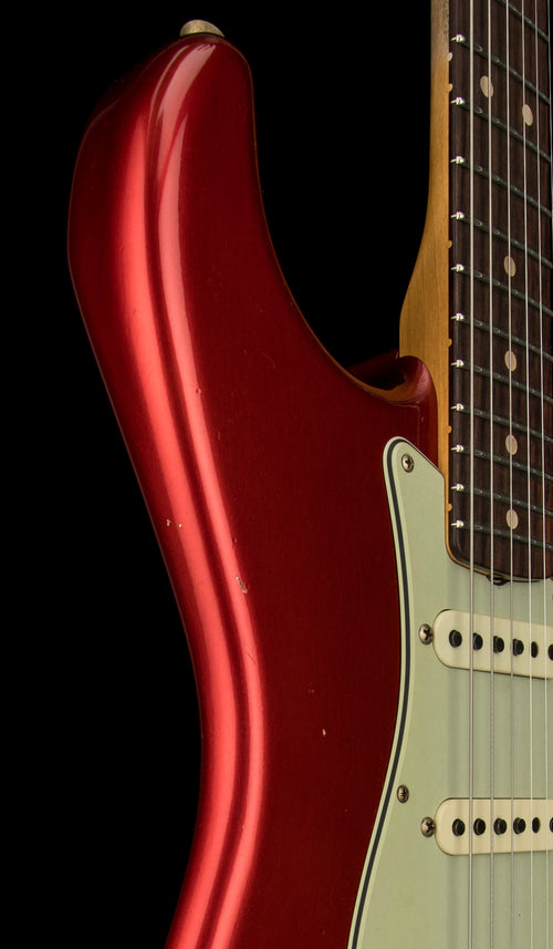Fender Custom Shop LTD 1963 Stratocaster Journeyman Relic - Aged Candy Apple Red #89414