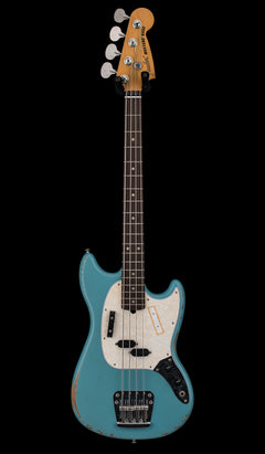 Fender JMJ Road Worn Mustang Bass - Faded Daphne Blue #19499