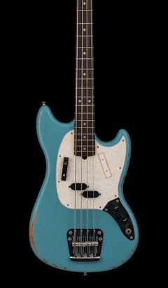 Fender JMJ Road Worn Mustang Bass - Faded Daphne Blue #19499